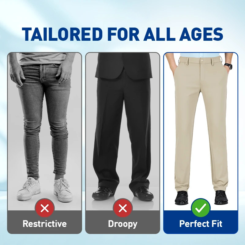 Atmungsaktive und bequeme Herren-Stretch-Freizeithose