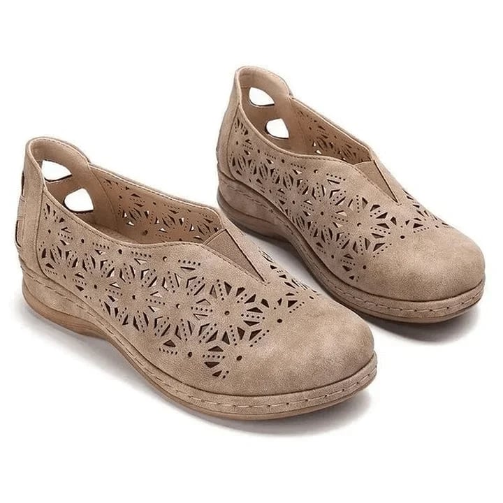 🔥 [Heute niedrigster Preis] 2024 HEISSER VERKAUF 50% RABATT Loch elastische Schuhe
