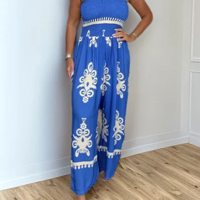 🌞Frühlingserwachen: 50% Rabatt!✨ Damen Ärmelloser Neckholder-Jumpsuit mit weitem Bein – Figurschmeichelnd, komfortabel & vielseitig für Frühling & Sommer