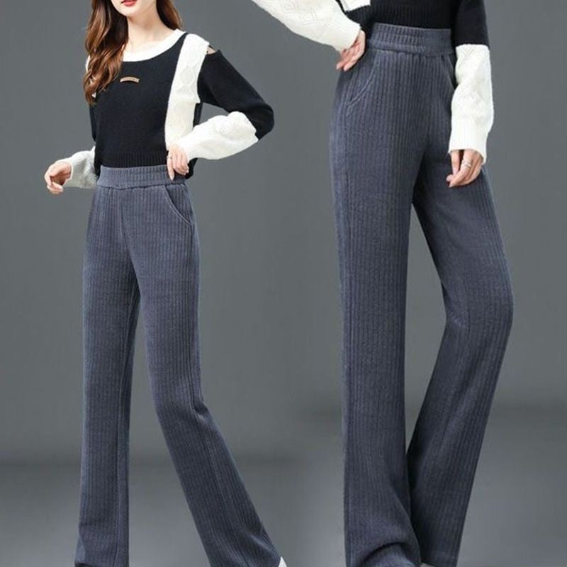 Neue Slim Fit Damenhose mit breitem Gummibund