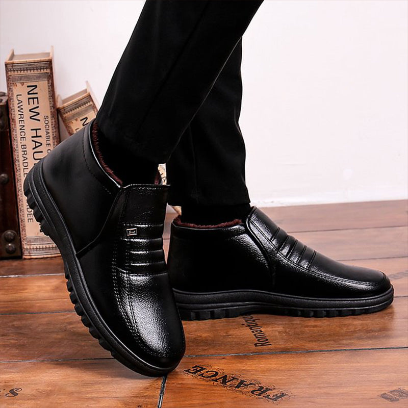 🎁[Bestes Geschenk für Ihn] Bequeme Plüsch gefütterte warme Schneestiefel für Männer