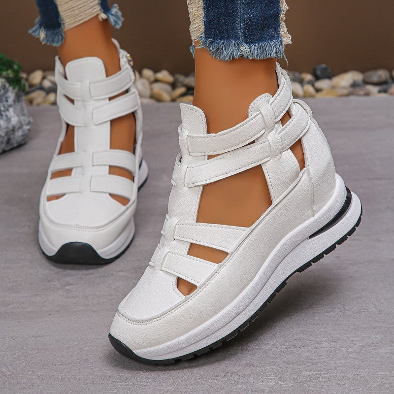 🌞Frühlingserwachen: 50% Rabatt!💎Orthopädische Keil-Sandalen "CloudSupport" – Schmerzfreies Gehen & Maximale Stabilität