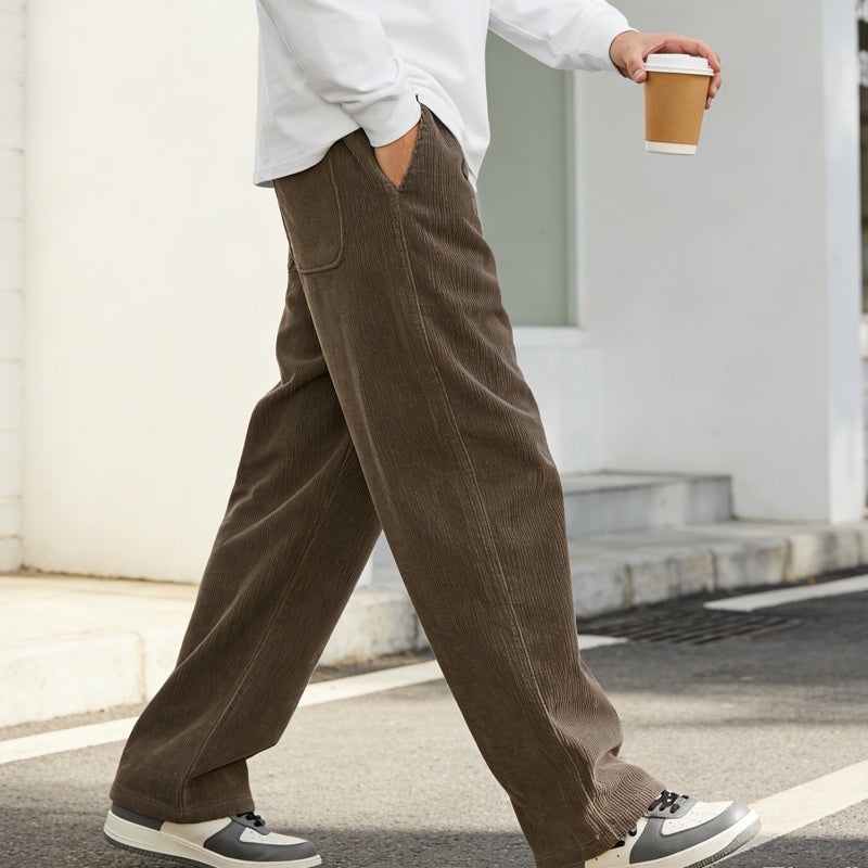 🎉 Neujahrsgeschenk – 50% RABATT!👖 Herren-Cordhose mit Kordelzug: Bequem & vielseitig für Freizeit & Alltag
