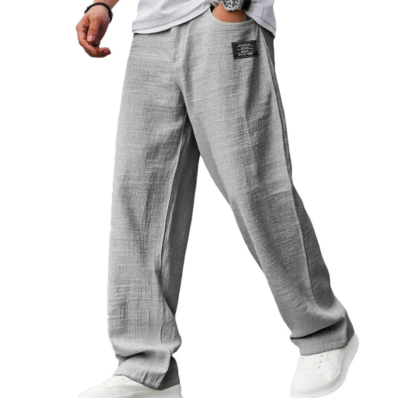 🌞Frühlingserwachen: 50% Rabatt!☁️Sommer-Essential: Atmungsaktive Baumwoll-Leinen-Hose für Herren – Maximaler Komfort & Stil