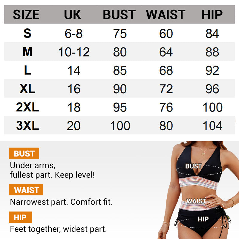 🌞Frühlingserwachen: 50% Rabatt!🪄Color-Block Shaping-Bikini: Push-up Halt & Buttery-Soft Stretch | Sommer 2026